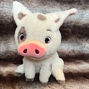 Disney Pua Plush Toy - Cream and Pink